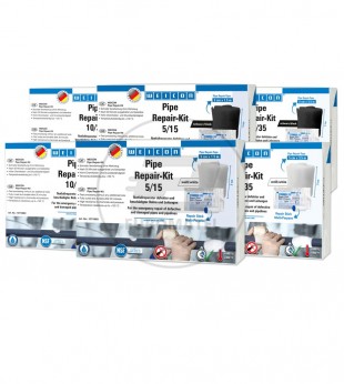 Weicon Pipe Repair Kit do awaryjnych napraw uszkodzonych rur i przewodów 10m x 12,5 cm