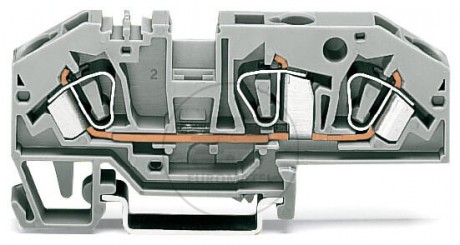 Złączka 3-przewodowa 6mm2 szara 282-699 /25szt./