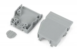 Obudowa zabezpieczająca przewody 5-biegunowa szara raster 7,5mm 232-665